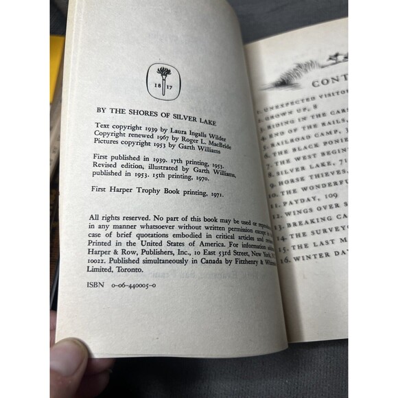 LITTLE HOUSE ON THE PRAIRIE Yellow Laura Ingalls Wilder 1971 Lot of 9 Books PB - Picture 13 of 16